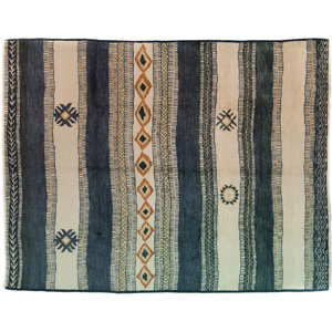One-of-a-Kind Moroccan Hand-Knotted Multicolor Area Rug