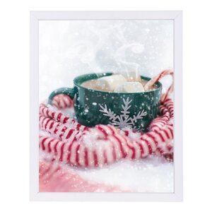 'Christmas Marshmallow Mug' Graphic Art Print