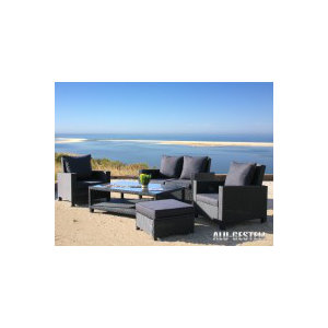 5-tlg. Loungesofa-Set Lanzarote mit Kissen von G..