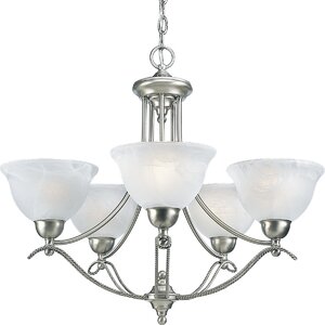 Ronetta 5-Light Shaded Chandelier