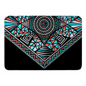 Geo Glass by Pom Graphic Design Memory Foam Bath Mat