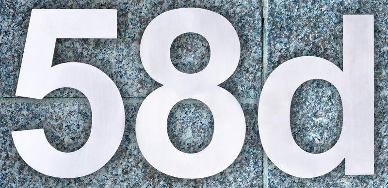 Qthomedecor Floating Mount House Number And Letter Reviews Wayfair Floating Mount House Number And Letter