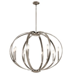 Zachary 8-Light Candle-Style Chandelier