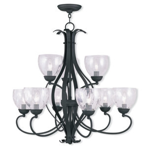 Whittaker 9-Light Shaded Chandelier