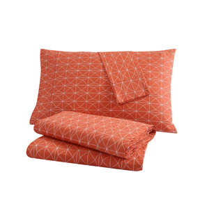 Geometric 200 Thread Count 100% Cotton Sheet Set