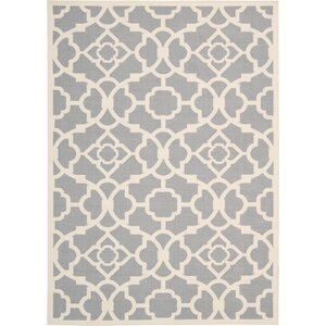 Kenton Gray/White Indoor/Outdoor Area Rug