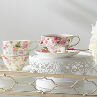 Teacups & Saucers You\'ll Love | Wayfair Teacups & Saucers You\'ll Love | Wayfair