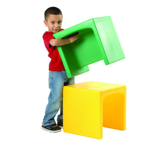 Cube Kids Novelty Chair (Set of 4) by Constructive Playthings
