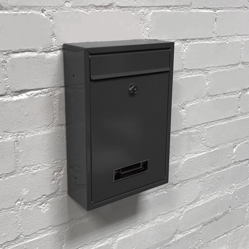 Wildon Home Locking Wall Mounted Letter Box & Reviews | Wayfair.co.uk