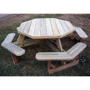 Wood Picnic Tables You Ll Love Wayfair Arturo Wooden Picnic Table