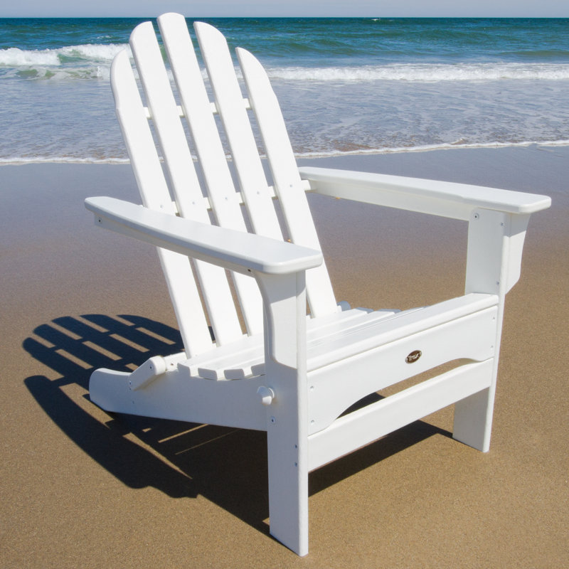 Trex Cape Cod Plastic Folding Adirondack Chair Reviews Wayfair