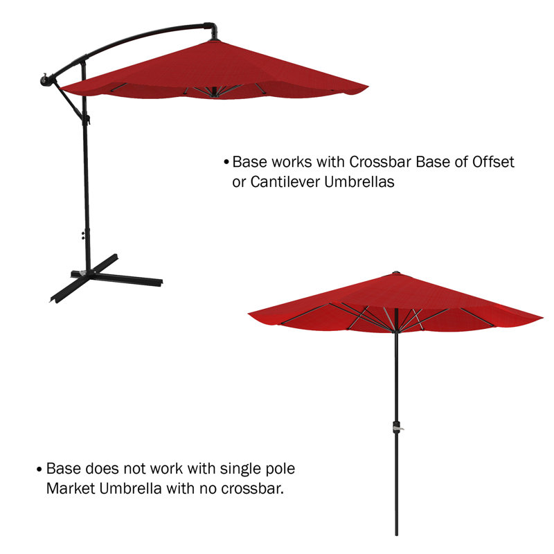 Ryde Fillable Cantilever Plastic Free Standing Umbrella Base