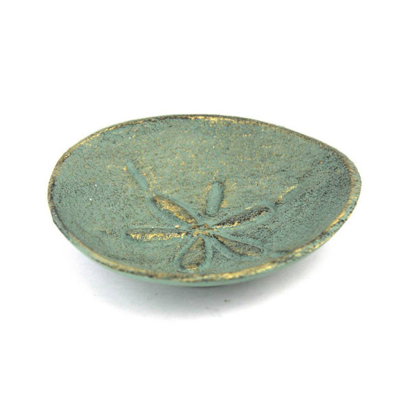 Handcrafted Nautical Decor Sand Dollar Decorative Plate & Reviews Wayfair