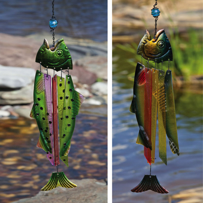 Evergreen Flag & Garden Fish Wind Chime & Reviews Wayfair