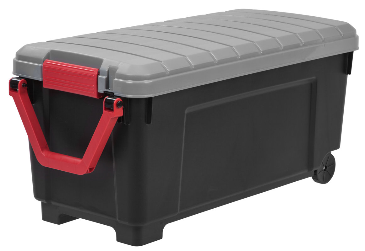 IRIS 42 Gallon Heavy Duty Storage Trunk with Wheels & Reviews Wayfair