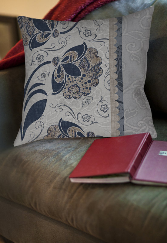 Manual Woodworkers & Weavers Elegante 5 Printed Throw Pillow & Reviews