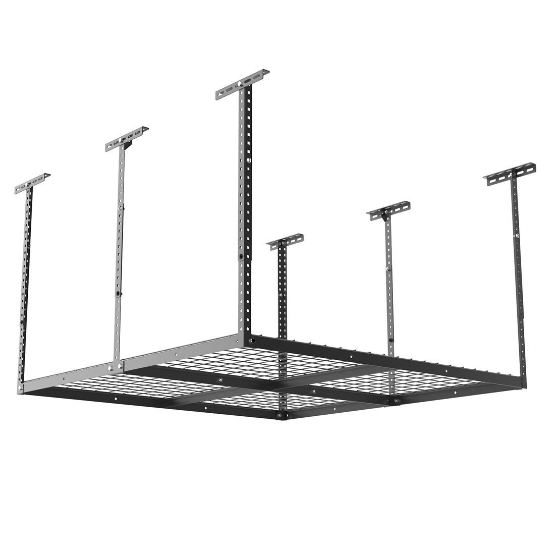 FLEXIMOUNTS Overhead Garage Storage Adjustable Ceiling Storage Rack