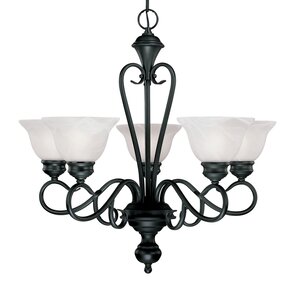 Birchview 5-Light Shaded Chandelier