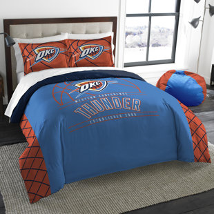Oklahoma City Thunder You Ll Love Wayfair Nba Reverse Slam 3 Piece Full Queen Comforter Set