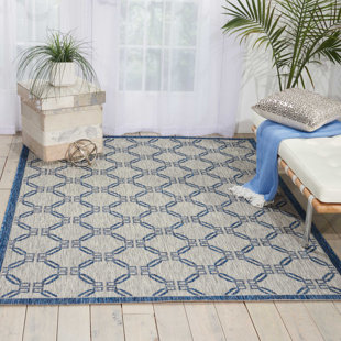 View Cochrane Ivory blue Indoor outdoor Area