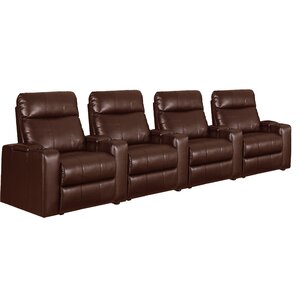 Theater Seating You Ll Love Wayfair   Home Theater Recliner Row Of 4 