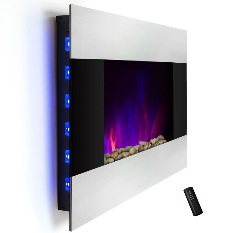 AKDY Wall Mounted Electric Fireplace & Reviews | Wayfair