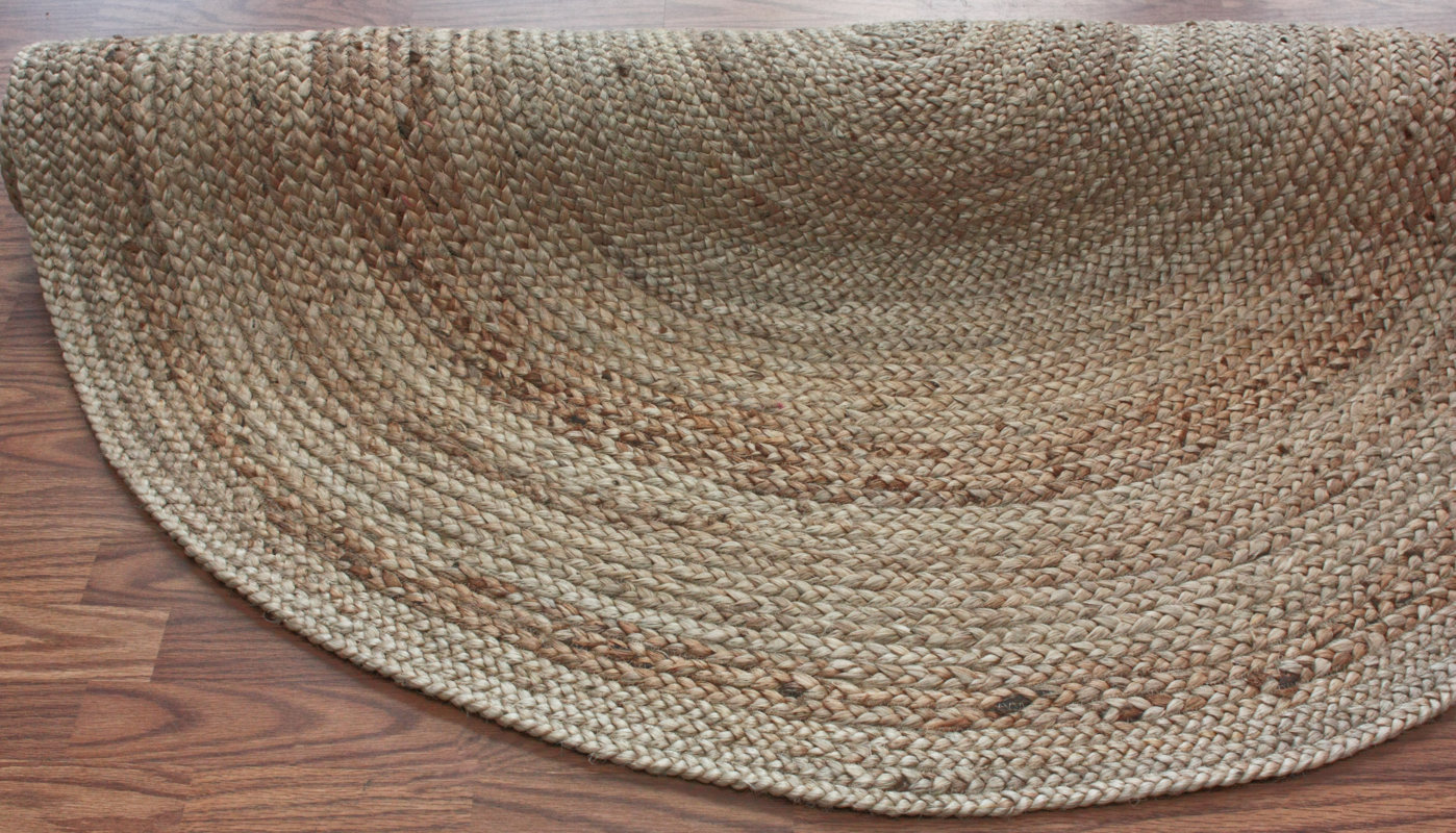 Beachcrest Home Latham Rigo Jute HandWoven Tan Area Rug & Reviews