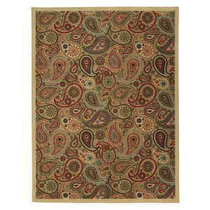 Galesburg Beige Indoor/Outdoor Area Rug