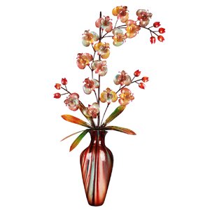 Floral Themed Vase Wall Du00e9cor