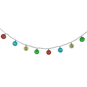 10-Light 8.5 ft. Beer Bottle Cap String Lights