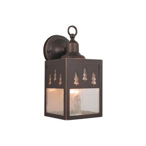 Josefina Rustic 1-Light Outdoor Wall Lantern