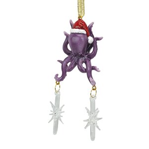 Tenacious Tentacles Octopus Holiday Shaped ornament