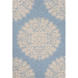 Norton Polyester Blue Hand Tufted Area Rug