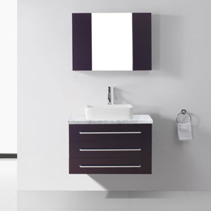 Annabelle 40 Inch Modern Bathroom Vanity Espresso Finish virtu usa | wayfair Annabelle 40 Inch Modern Bathroom Vanity Espresso Finish virtu usa | wayfair