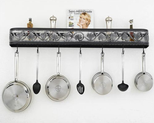 Hi Lite Leaf Wall Mounted Pot Rack Wayfair Leaf Wall Mounted Pot Rack