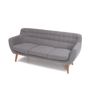 Modern Contemporary Wingback Sofa Allmodern Quickview