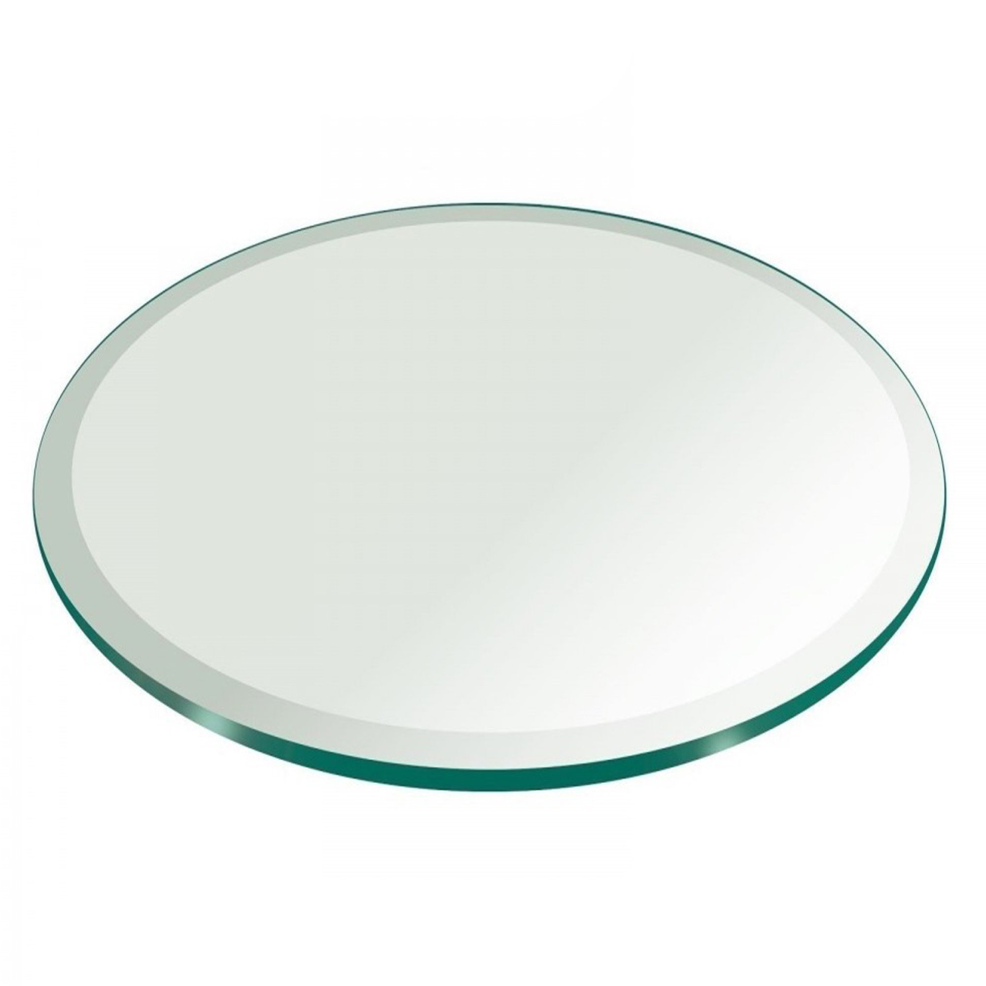 Jayanth Round Tempered Glass Table Top