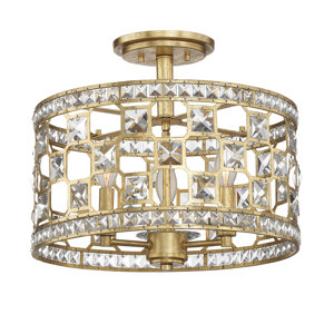 Bottorff 3-Light Semi-Flush Mount