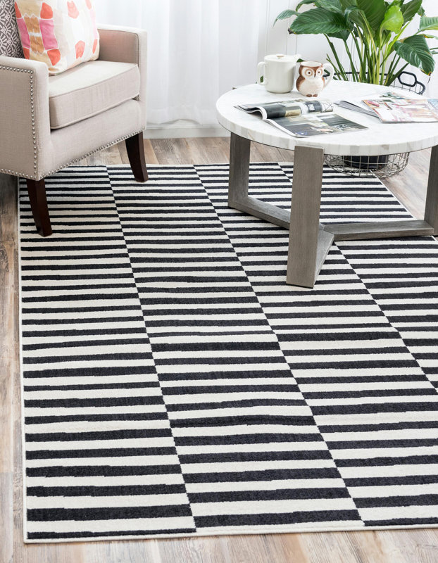 Mercury Row Braxton Black Area Rug & Reviews Wayfair.ca