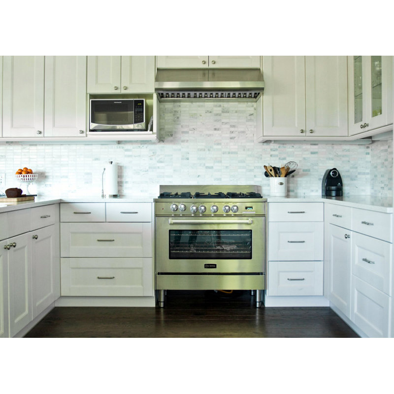 Verona 36 Free Standing Dual Fuel Range Reviews Wayfair 36 Free Standing Dual Fuel Range