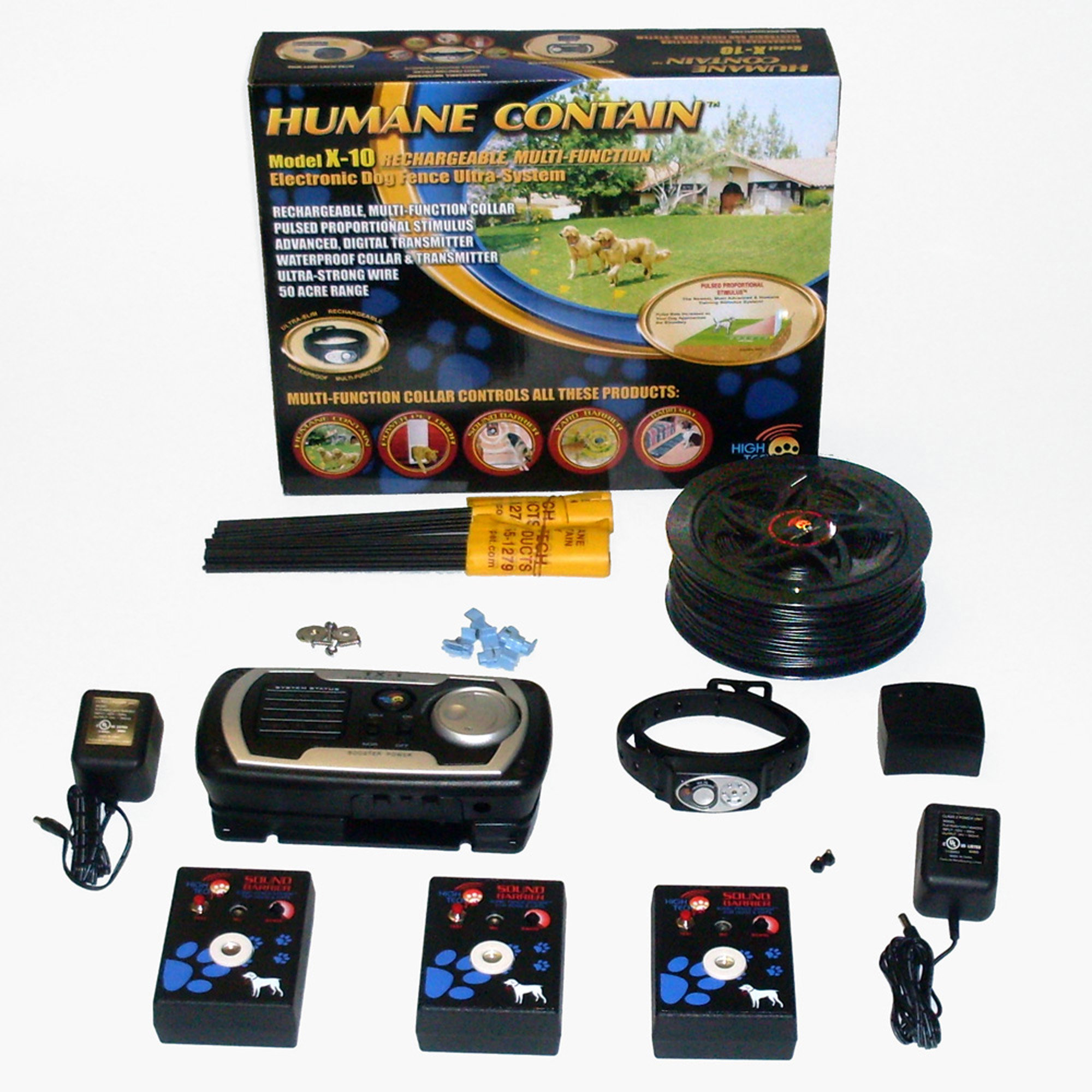 High Tech Pet Indoor / Outdoor Rechargeable Multi Pet Electric Fence ... High Tech Pet Indoor / Outdoor Rechargeable Multi Pet Electric Fence ...