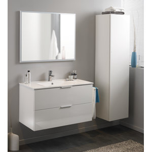 Parisot 90 cm Wandmontierter Waschtisch Luxy mit..
