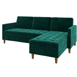 Modern Contemporary Small Sectional Sleeper Sofa Allmodern Quickview