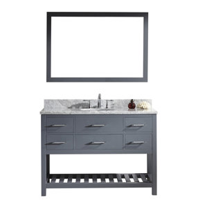 White Bathroom Drawers 48 inch bathroom vanities you'll love | wayfair White Bathroom Drawers 48 inch bathroom vanities you'll love | wayfair