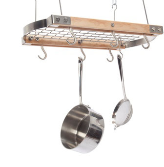 J K Adams Mini Gray Oval Ceiling Hanging Pot Rack Reviews Wayfair Mini Gray Oval Ceiling Hanging Pot Rack