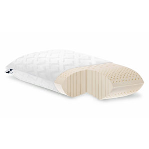 Zoned Low Loft Firm Talalay Latex Pillow by Malouf