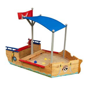 Pirate 6' Rectangular Sandbox