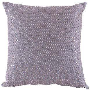 Silver Beaded Throw Pillow Wayfair Quinn Beaded Sequin Throw Pillow