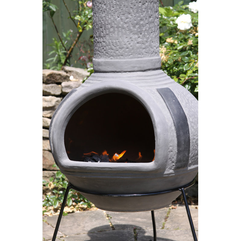 Gardeco Steel Charcoal/Wood Burning Chiminea Wayfair.co.uk