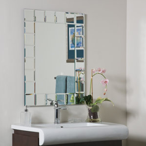 Frameless Mirrors For Bathrooms frameless mirrors you'll love | wayfair Frameless Mirrors For Bathrooms frameless mirrors you'll love | wayfair